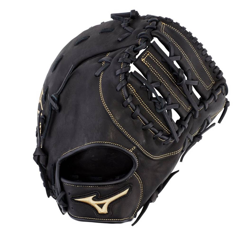 Catchers Mitt Mizuno Baseball MVP Prime First Base 12.5" Uomo - Nere - 59468-WHLA